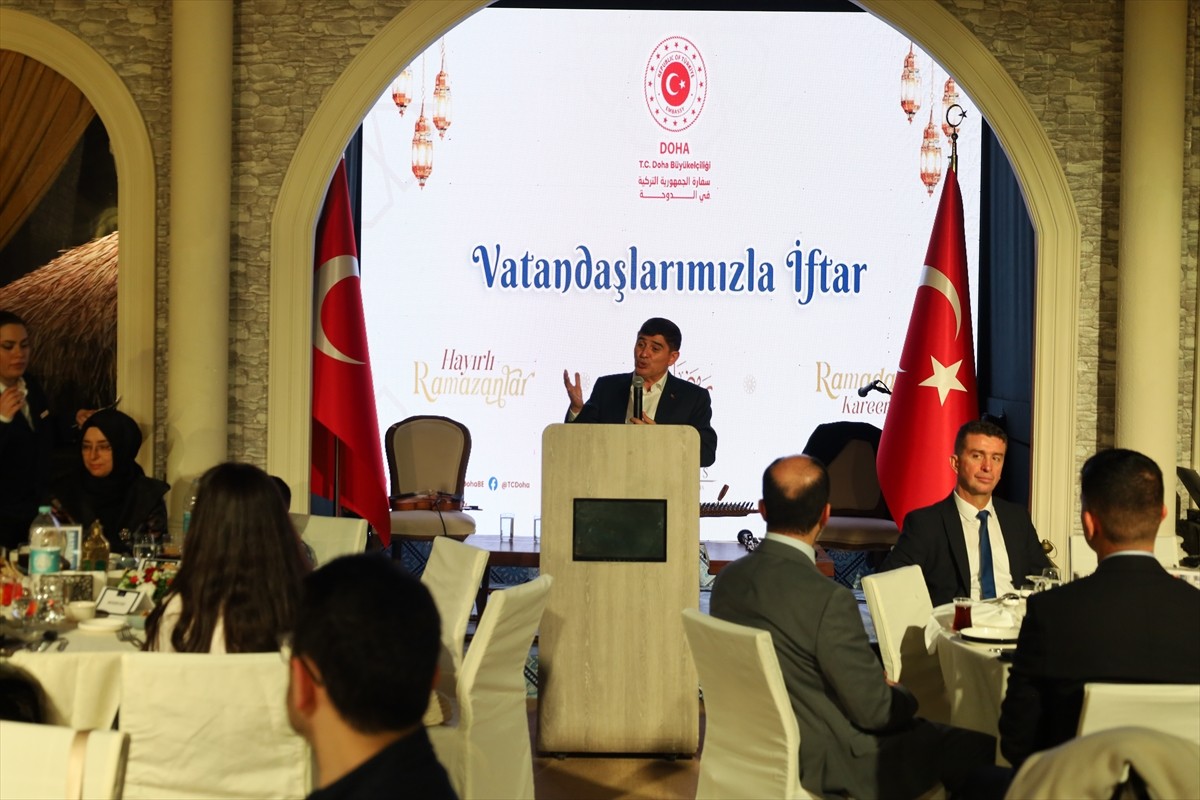 Türkiye'nin Doha Büyükelçiliği tarafından düzenlenen "Tematik Ramazan İftarları" kapsamında...