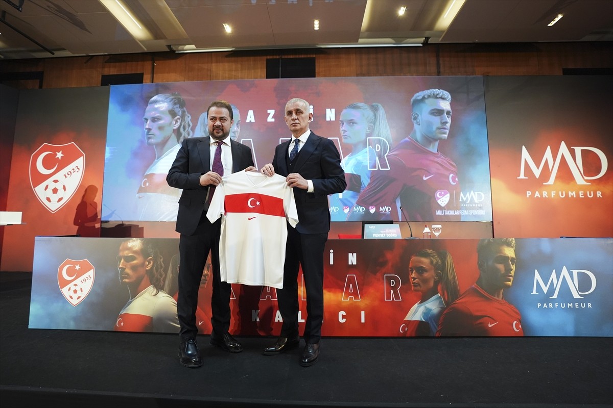 Türkiye Futbol Federasyonu (TFF) ile MAD Parfumeur firması arasında milli takımlar resmi...