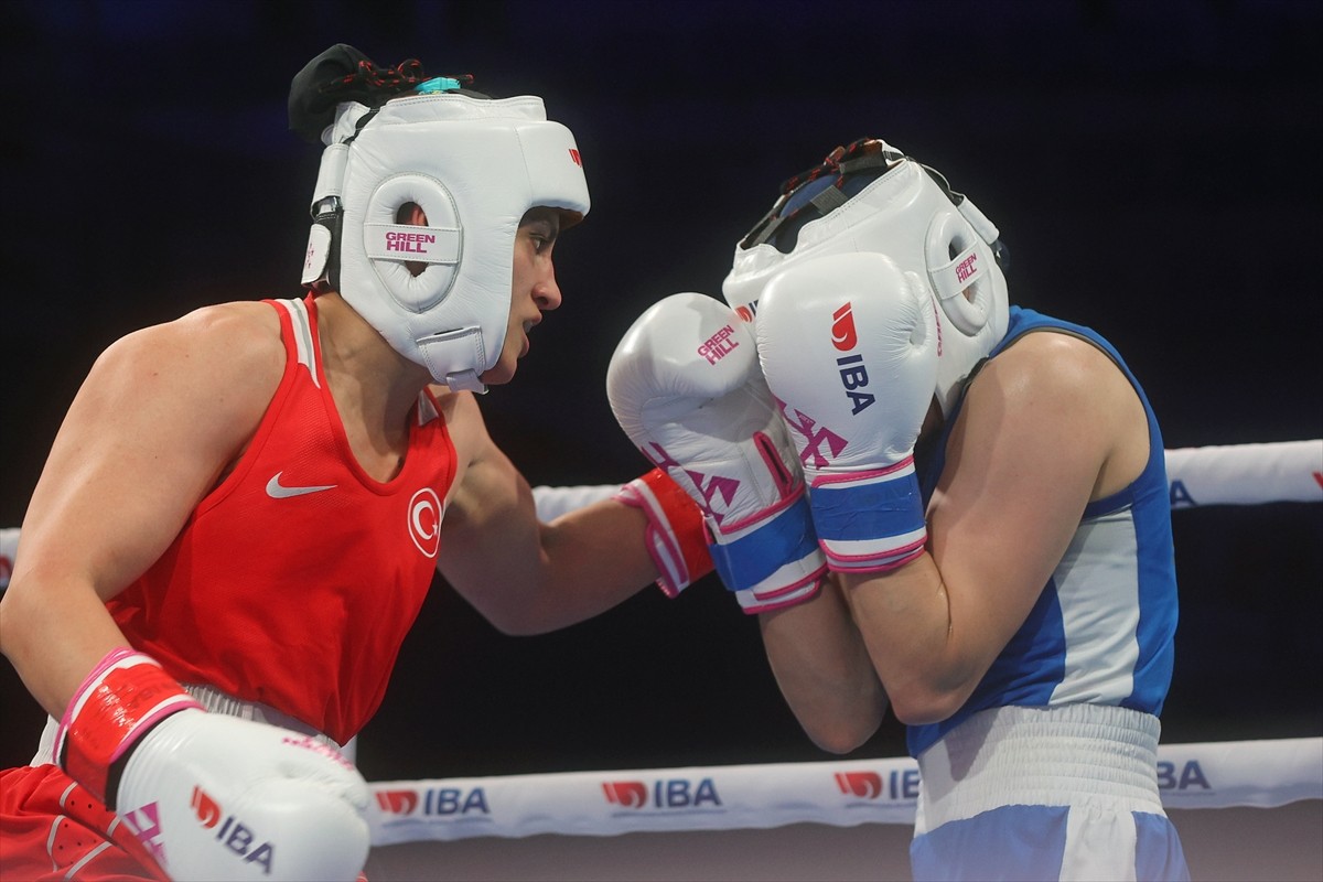 Uluslararası Boks Birliği (IBA) tarafından Sırbistan'ın Niş kentinde düzenlenen Dünya Kadınlar...