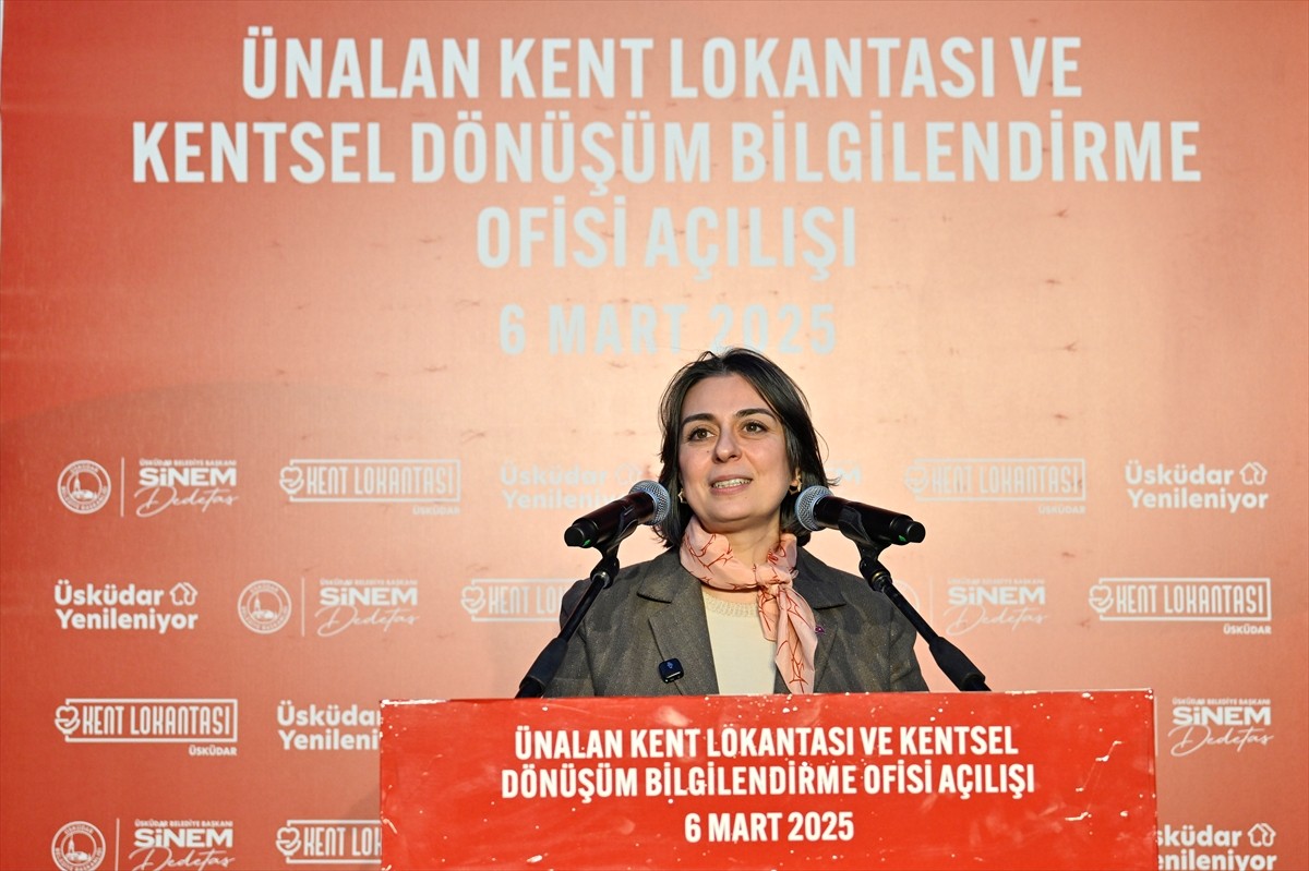 Üsküdar Belediye Başkanı Sinem Dedetaş, Üsküdar Belediyesi Ünalan Kent Lokantası ve Kentsel...
