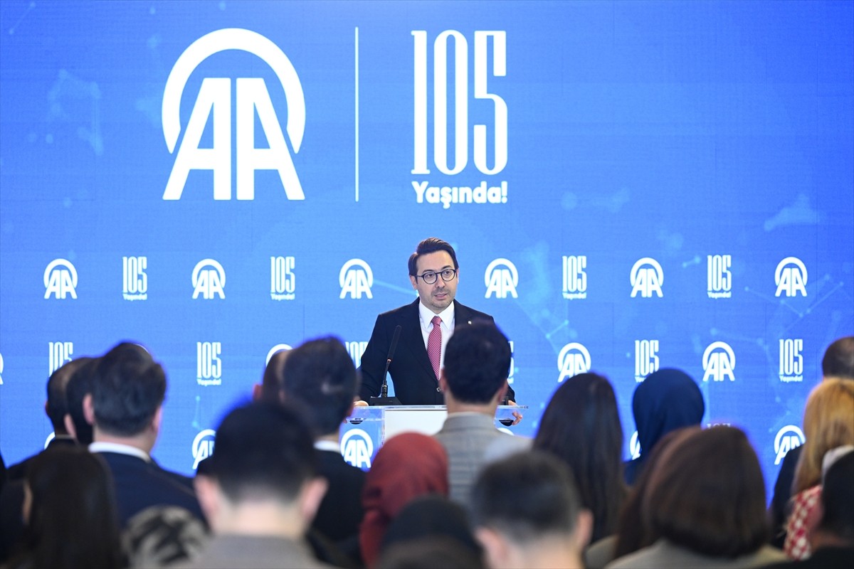 Anadolu Ajansının (AA) 105'inci kuruluş yıl dönümü, İstanbul'daki Uluslararası Haber Merkezi'nde...