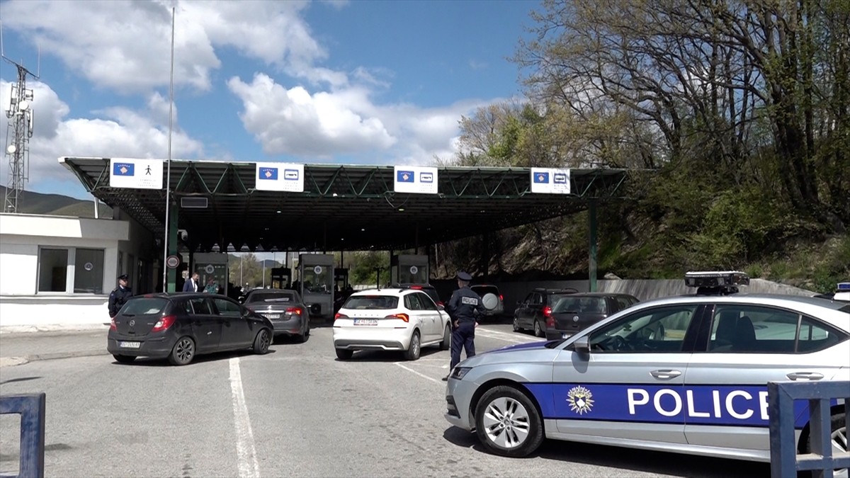 Balkan ülkeleri Kuzey Makedonya ile Kosova arasında yer alan Bllace-Hani i Elezit Sınır...