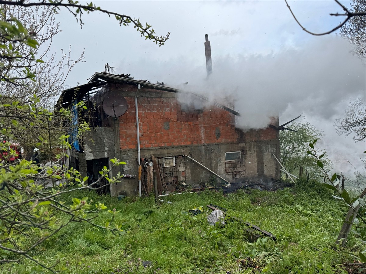 Bartın'da müstakil evde çıkan yangında 70 yaşındaki kadın hayatını kaybetti.