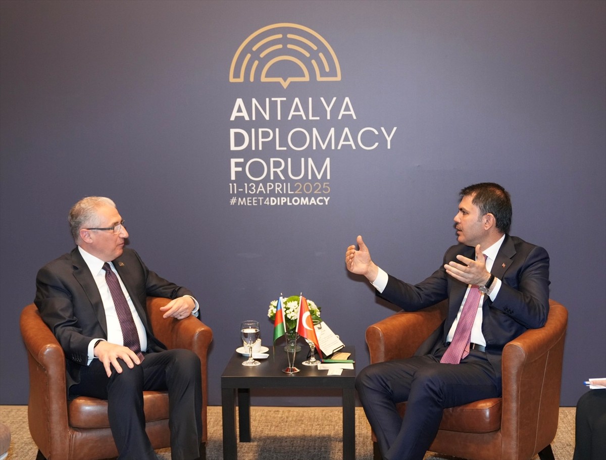 Çevre, Şehircilik ve İklim Değişikliği Bakanı Murat Kurum, Antalya Diplomasi Forumu'nda Azerbaycan...