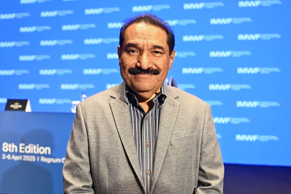 Hindistan Wizcraft International Entertainment kurucu ve yöneticisi Sabbah Joseph, Antalya'da...