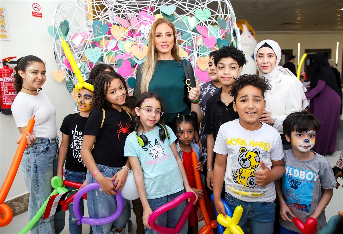 Kahire Yunus Emre Enstitüsü (YEE), Mısır'ın kuzeyindeki Kalyubiye vilayetindeki En-Nas Çocuk...