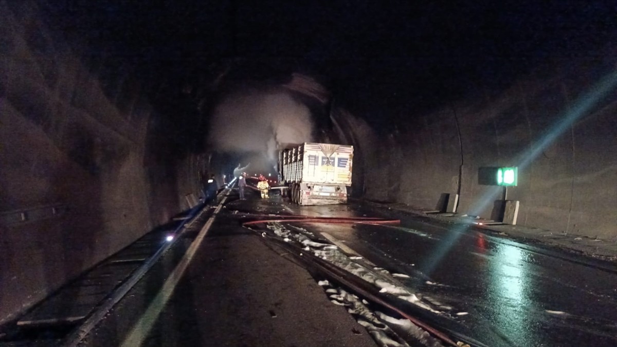 Malatya'nın Doğanşehir ilçesinde kömür yüklü kamyonda çıkan yangın söndürüldü. İhbar üzerine olay...