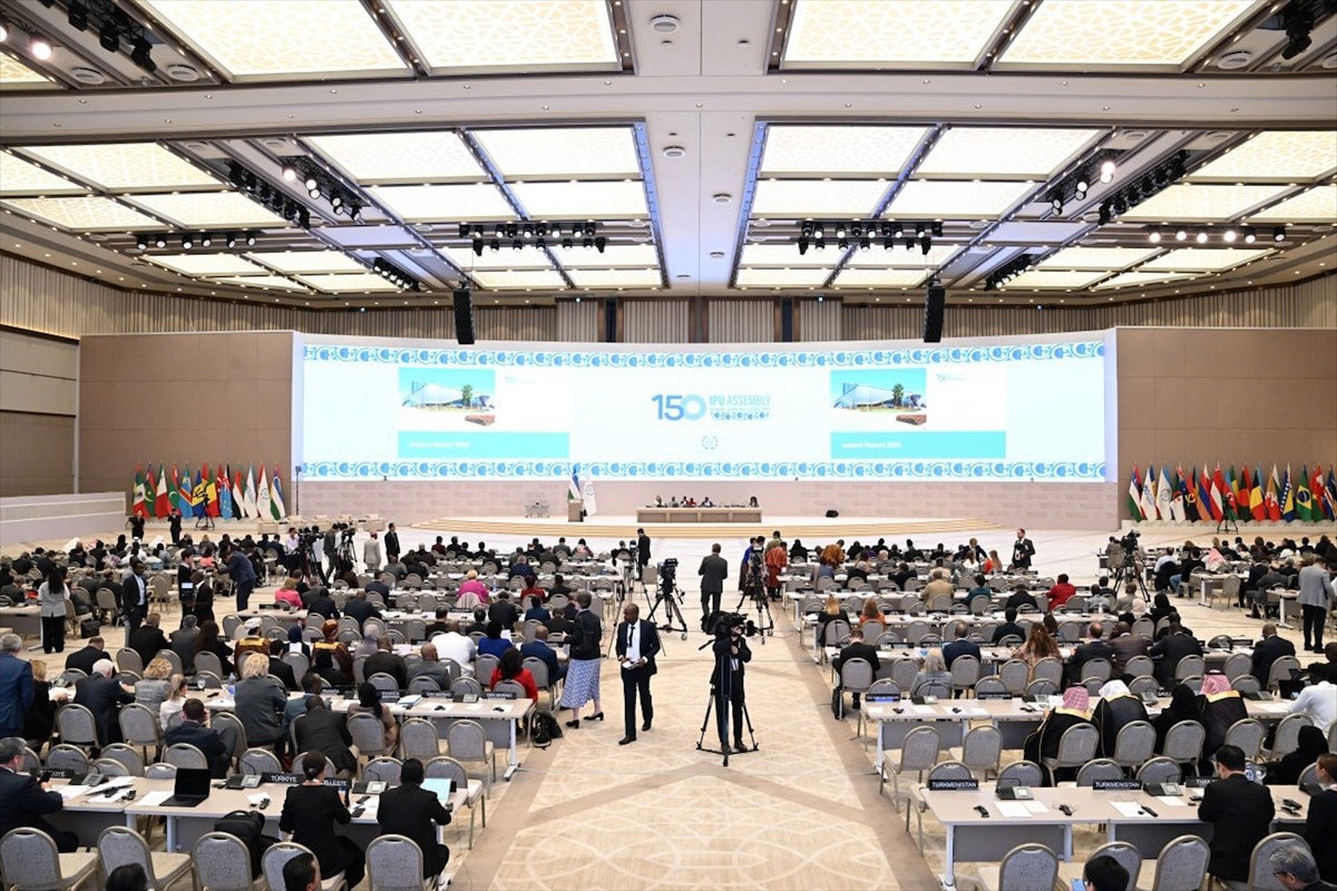 Özbekistan'ın başkenti Taşkent’te Parlamentolar Arası Birlik (PAB) 150. Genel Kurulu...