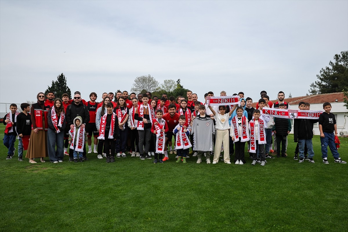 Samsun Aile ve Sosyal Hizmetler İl Müdürlüğü himayesindeki çocuklar, Reeder Samsunsporlu...