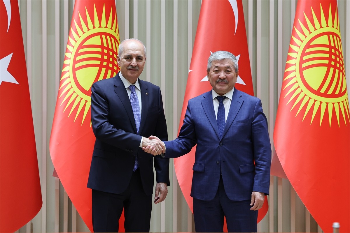 TBMM Başkanı Numan Kurtulmuş, resmi ziyaret gerçekleştirdiği Kırgızistan'ın başkenti Bişkek'te...