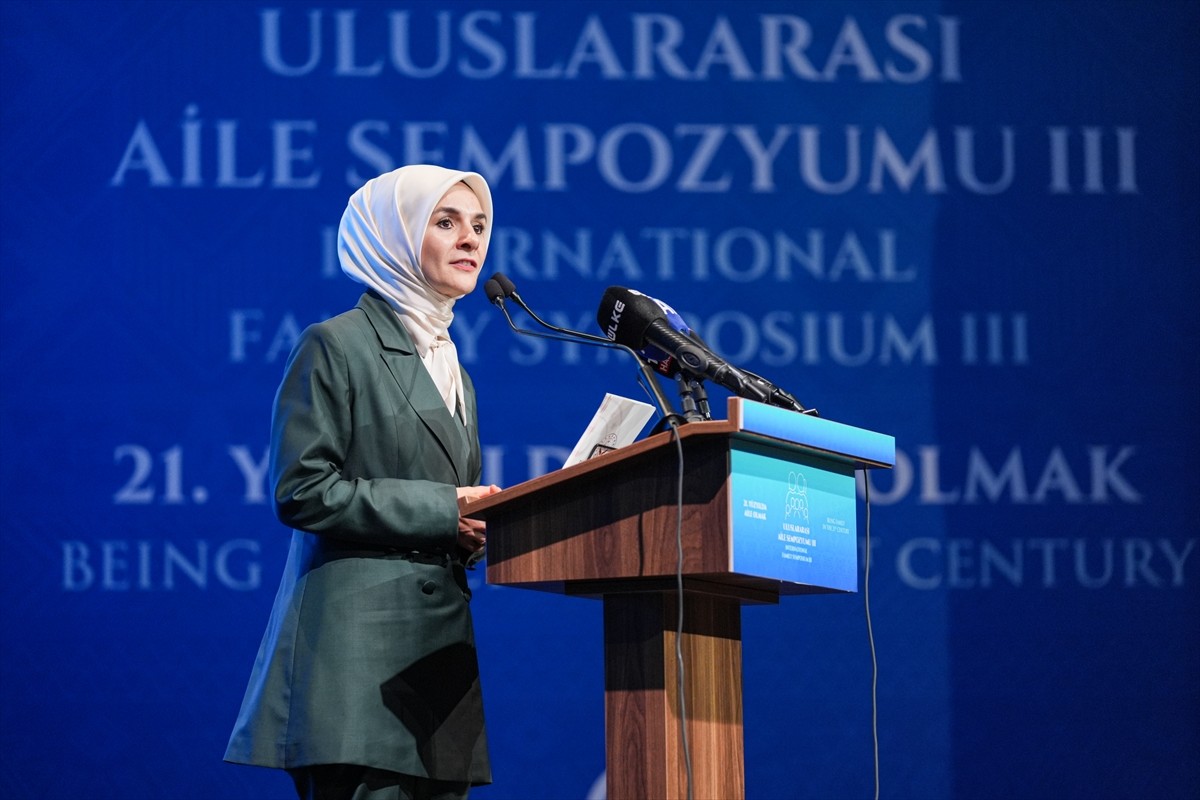 Aile ve Sosyal Hizmetler Bakanı Mahinur Özdemir Göktaş, AA'nın Global İletişim Ortağı olduğu, Aile...