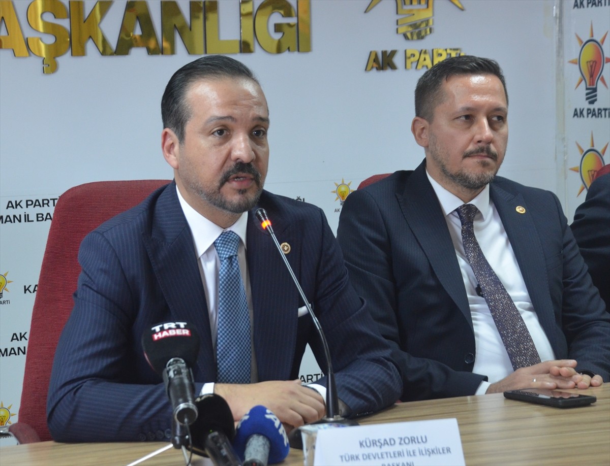 AK Parti Genel Başkan Yardımcısı ve Türk Devletleri ile İlişkiler Başkanı Kürşad Zorlu Karaman'da...