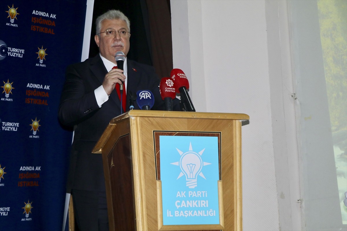 AK Parti Grup Başkanvekili Muhammet Emin Akbaşoğlu, Atatürk Kültür Merkezi'nde düzenlenen AK Parti...