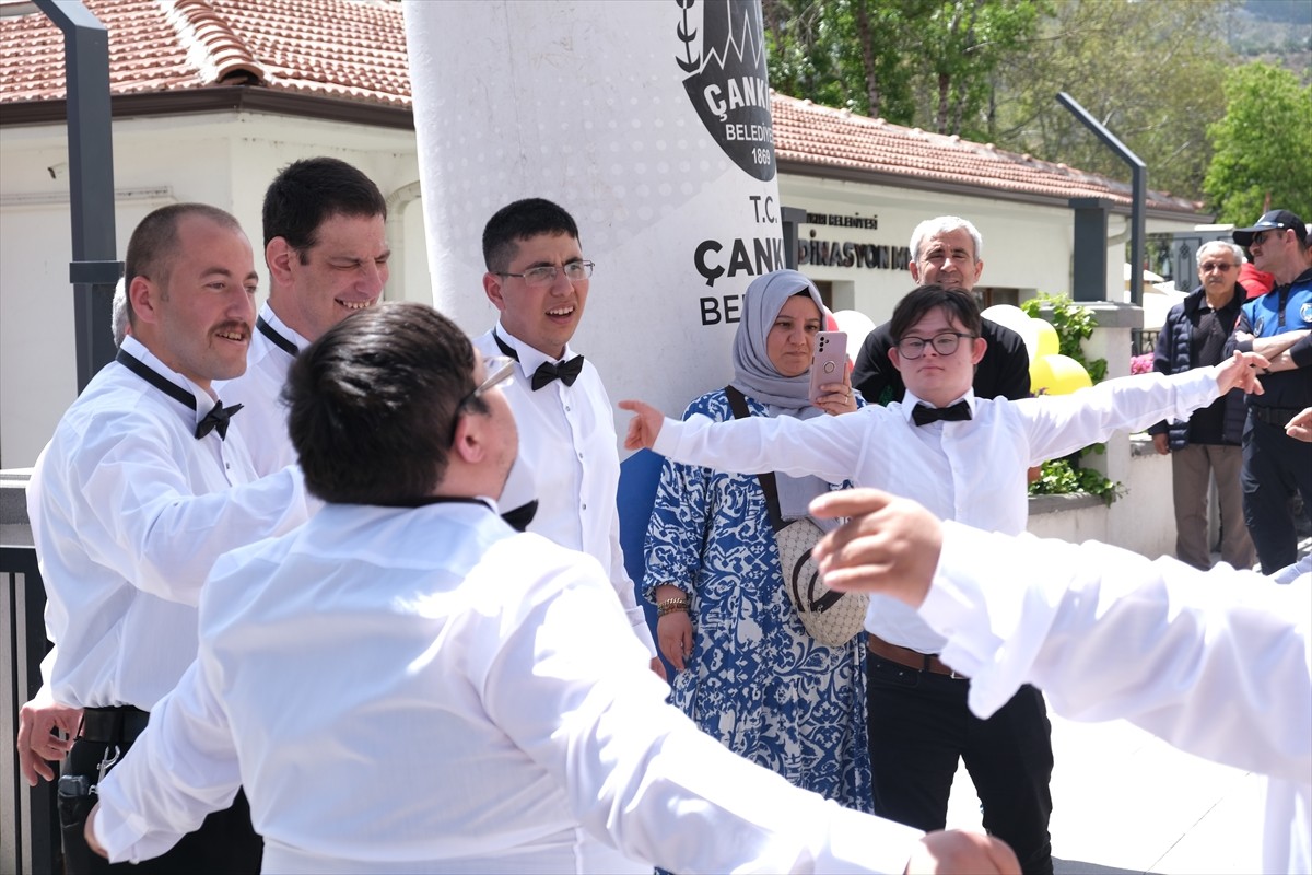 Çankırı Belediyesi Engelli Koordinasyon Merkezi bünyesinde engelli bireylerin istihdam edildiği...