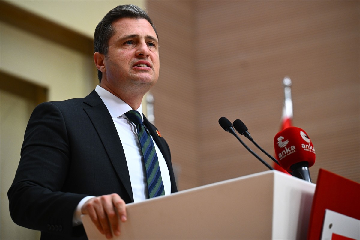 CHP Genel Başkan Yardımcısı ve Parti Sözcüsü Deniz Yücel,  MYK gündemine ilişkin basın toplantısı...