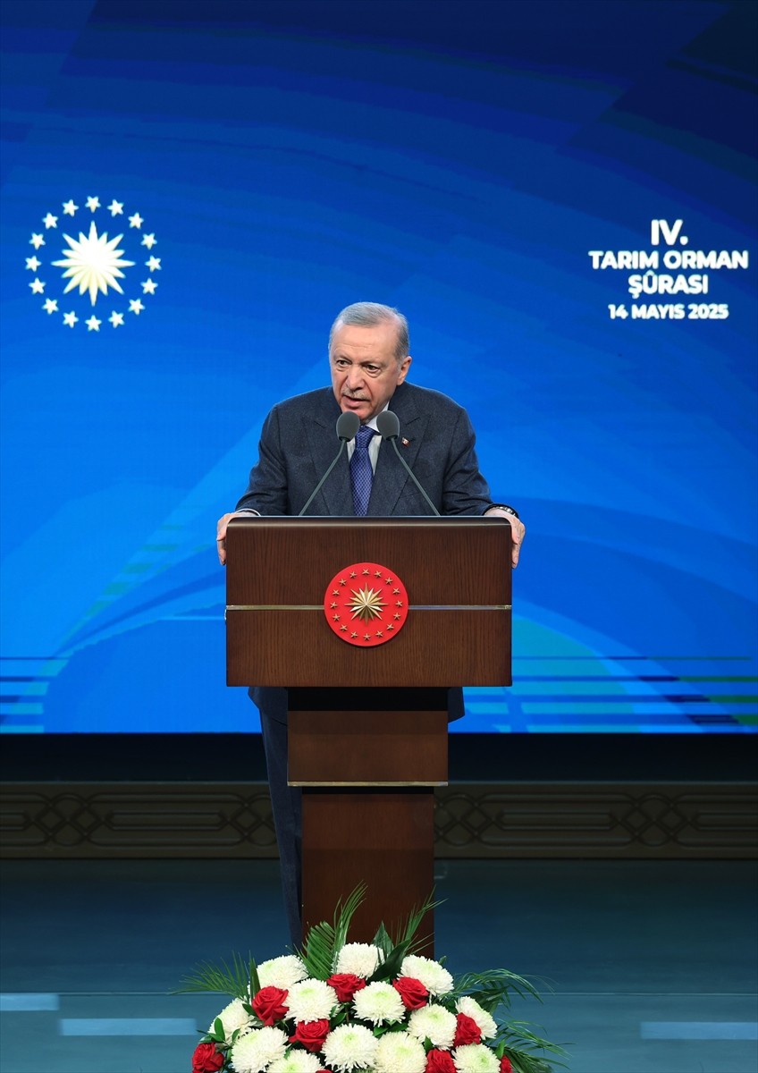 Cumhurbaşkanı Recep Tayyip Erdoğan, Beştepe Kongre ve Kültür Merkezi'nde düzenlenen 4. Tarım Orman...