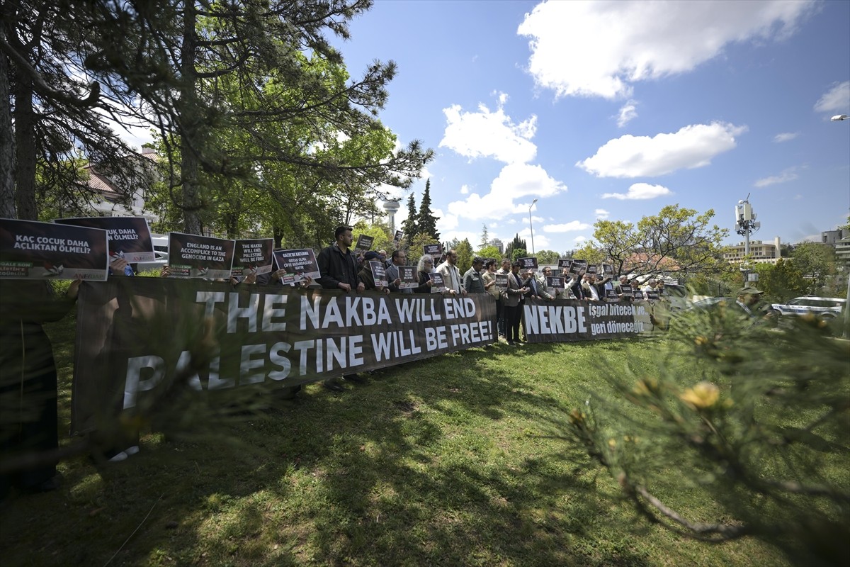 Filistinlilerin zorunlu göçe tabi tutulduğu Nekbe'nin (Büyük Felaket) 77. yıl dönümü dolayısıyla...