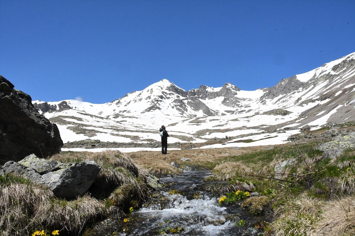 Gümüşhane'nin Torul ilçesindeki Artabel Gölleri Tabiat Parkı, hava sıcaklıklarının yükselmesiyle...