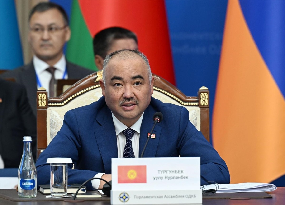 Kırgızistan'ın başkenti Bişkek'te, Kolektif Güvenlik Anlaşması Örgütü (KGAÖ) Parlamenterler...