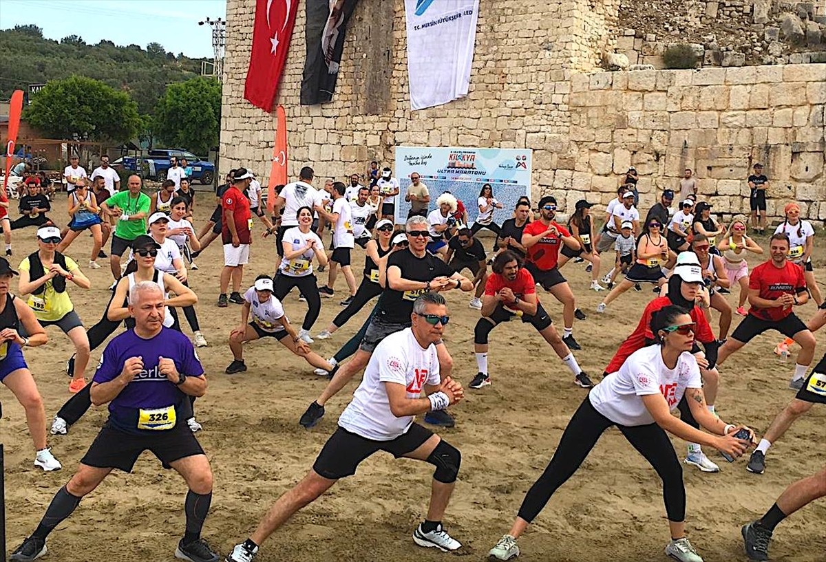 Mersin'de bu yıl 4'üncü kez düzenlenen Uluslararası Kilikya Ultra Maratonu, 646 sporcunun...