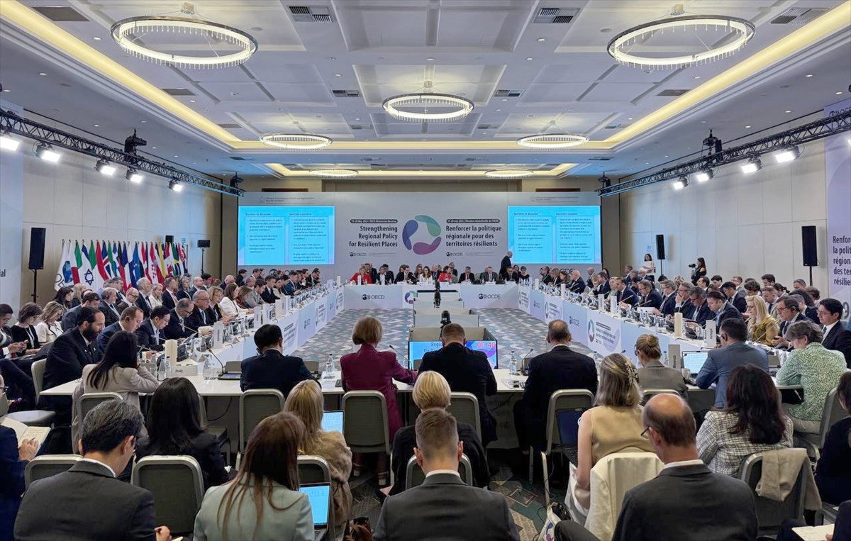 Sanayi ve Teknoloji Bakanı Mehmet Fatih Kacır, OECD Bölgesel Kalkınma Politika Komitesi (RDPC)...