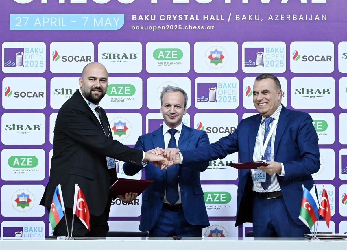 Türkiye Satranç Federasyonu ile Azerbaycan Satranç Federasyonu arasında iş birliği protokolü...