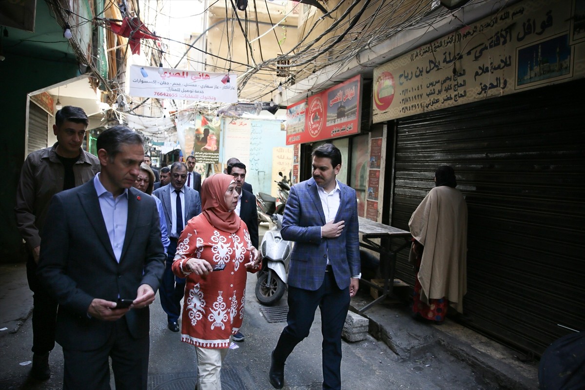 Yurtdışı Türkler ve Akraba Topluluklar (YTB) Başkanı Abdullah Eren, Lübnan'ın başkenti Beyrut'ta...