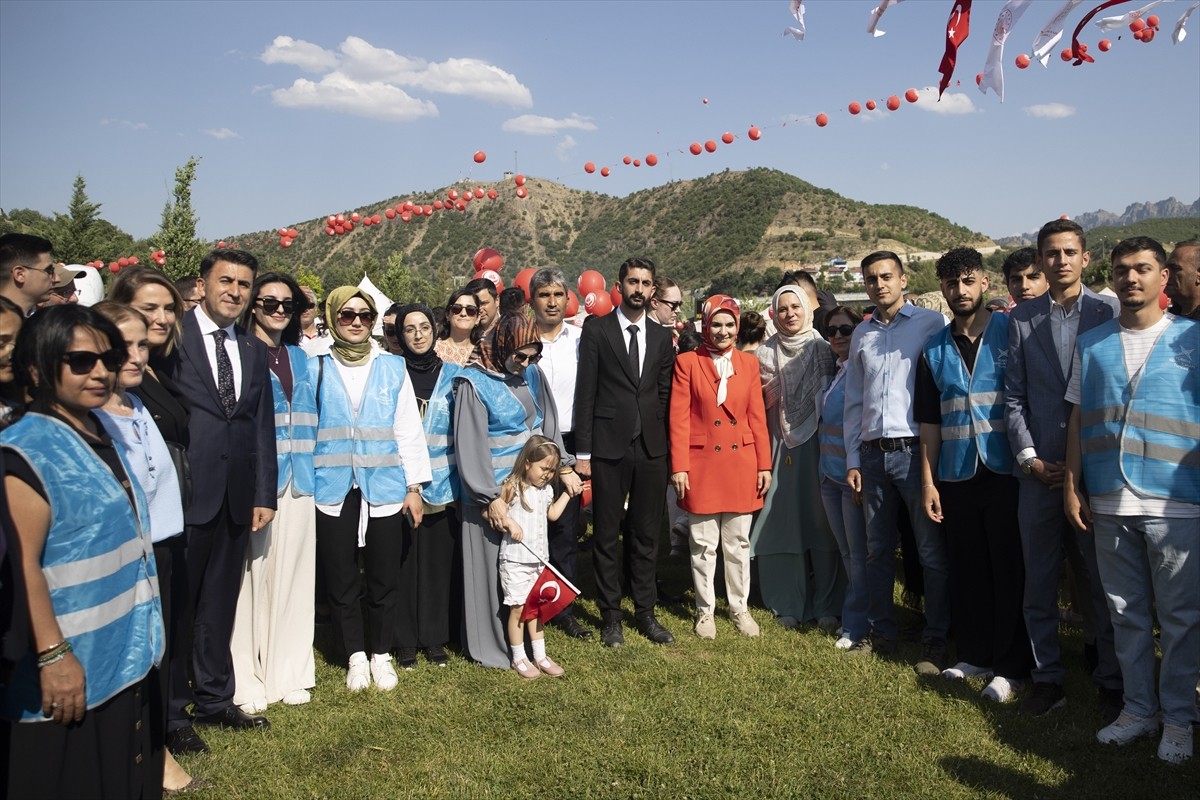 Aile ve Sosyal Hizmetler Bakanı Mahinur Özdemir Göktaş, Tunceli'de Mameki Parkı'nda düzenlenen...