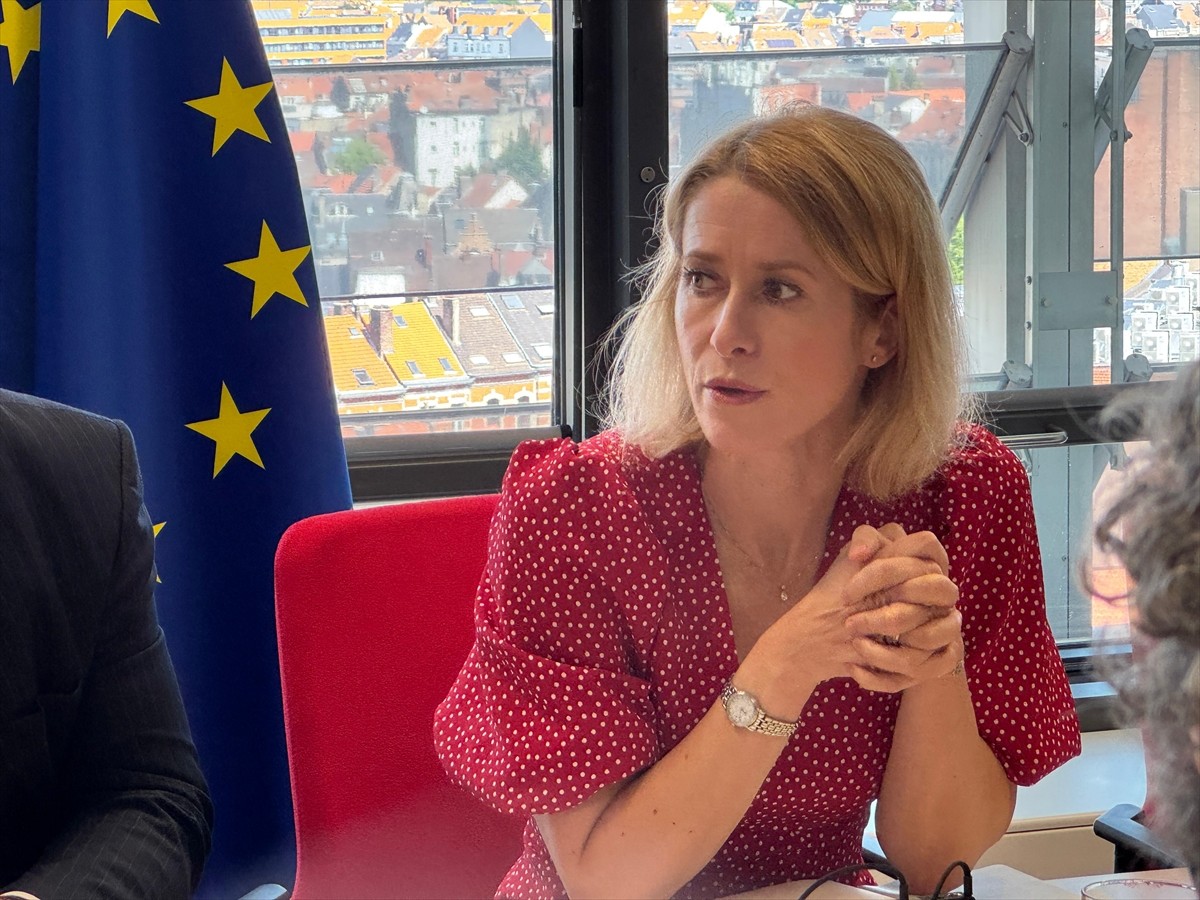 Avrupa Birliği (AB) Dış İlişkiler ve Güvenlik Politikası Yüksek Temsilcisi Kaja Kallas...