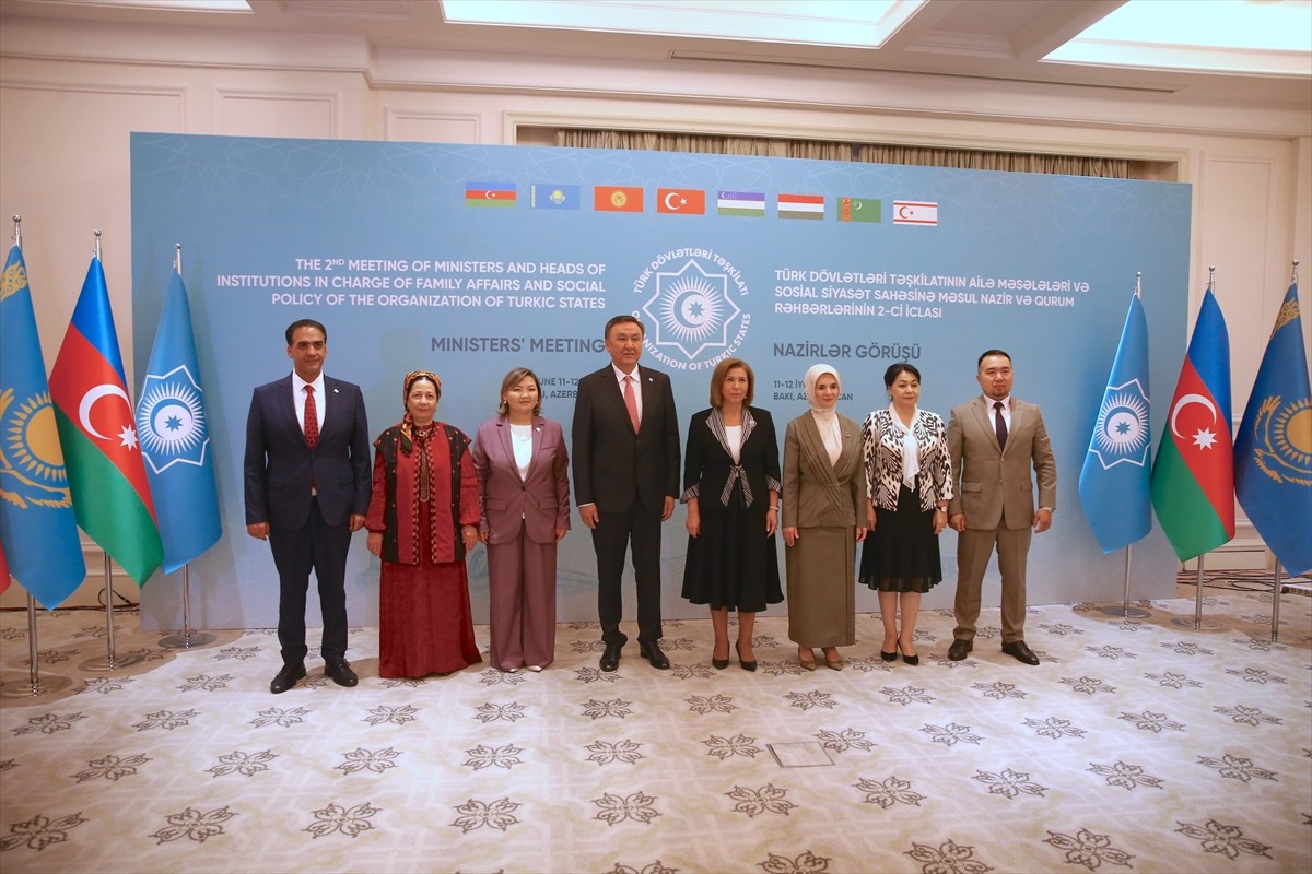 Azerbaycan'ın başkenti Bakü'de Türk Devletler Teşkilatı (TDT) Aile ve Sosyal Politikadan Sorumlu...