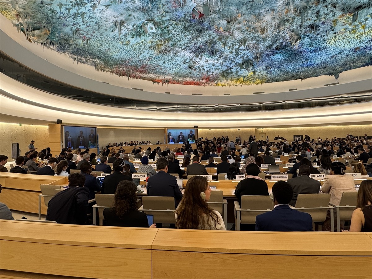 Birleşmiş Milletler (BM) İnsan Hakları Konseyinin (İHK) 59'uncu Oturumu, BM Cenevre Ofisi'nde...