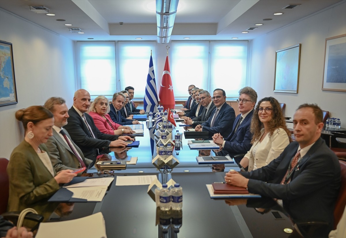 Dışişleri Bakan Yardımcısı Büyükelçi Mehmet Kemal Bozay ve Yunanistan Dışişleri Bakan Yardımcısı...