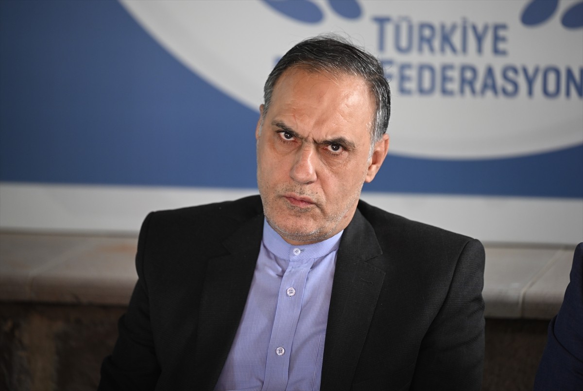 İran'ın Ankara Büyükelçisi Muhammed Hasan Habibullahzade, Ankara'da bulunan Türkiye Basın...