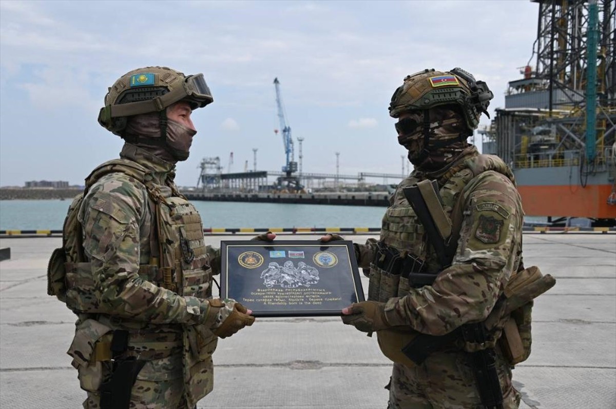 Kazakistan ve Azerbaycan, Hazar Denizi'nde yaklaşık 300 askerin katılımıyla "Hazar Esintisi-2025"...