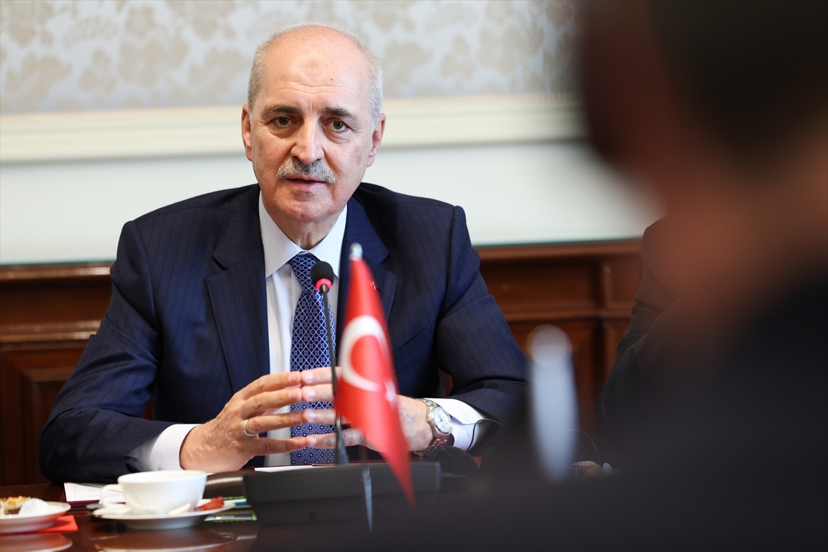 TBMM Başkanı Numan Kurtulmuş, NATO Parlamento Başkanları Zirvesi kapsamında Belçika Senato Başkanı...