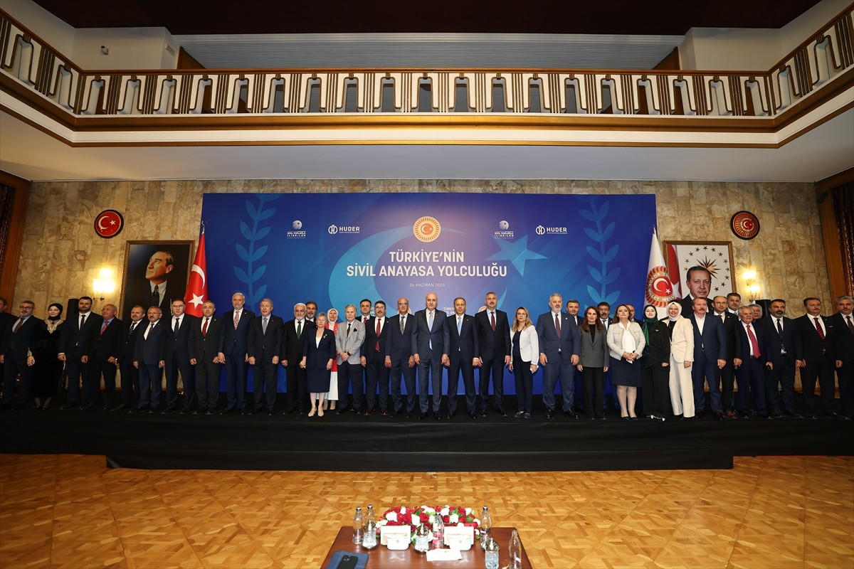 Türkiye Büyük Millet Meclisi Başkanımız Numan Kurtulmuş, Meclis Tören Salonu'nda, İçişleri...