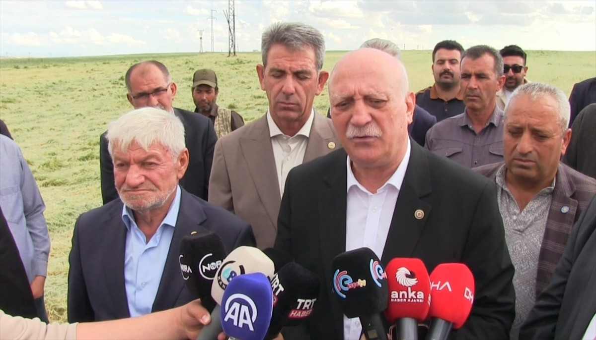 Türkiye Ziraat Odaları Birliği (TZOB) Genel Başkanı Şemsi Bayraktar, Aksaray'ın Sultanhanı...