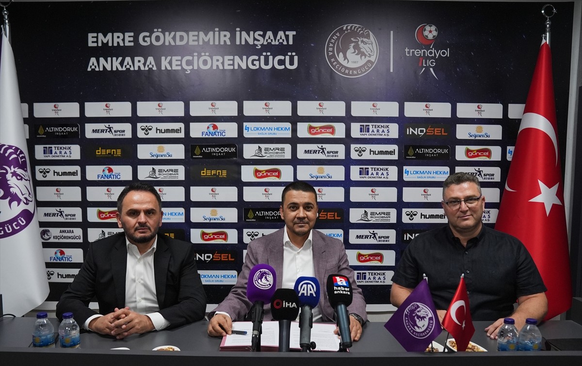 Ankara Keçiörengücü Kulübü, isim sponsoru Emre Gökdemir İnşaat ile forma sponsorluğu anlaşması da...