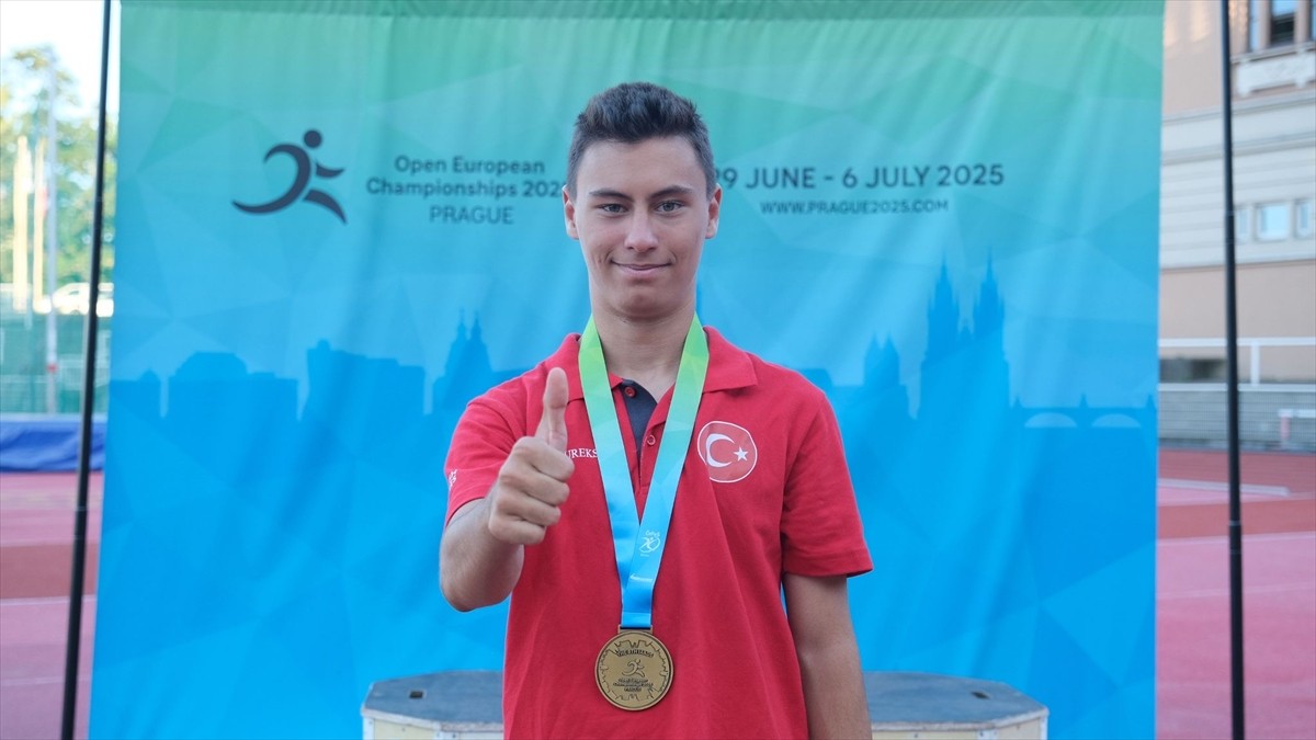 Avrupa Down Sendrom Atletizm, Tenis ve Masa Tenisi Şampiyonası'nda milli atlet Muhammed Eren Uysal...