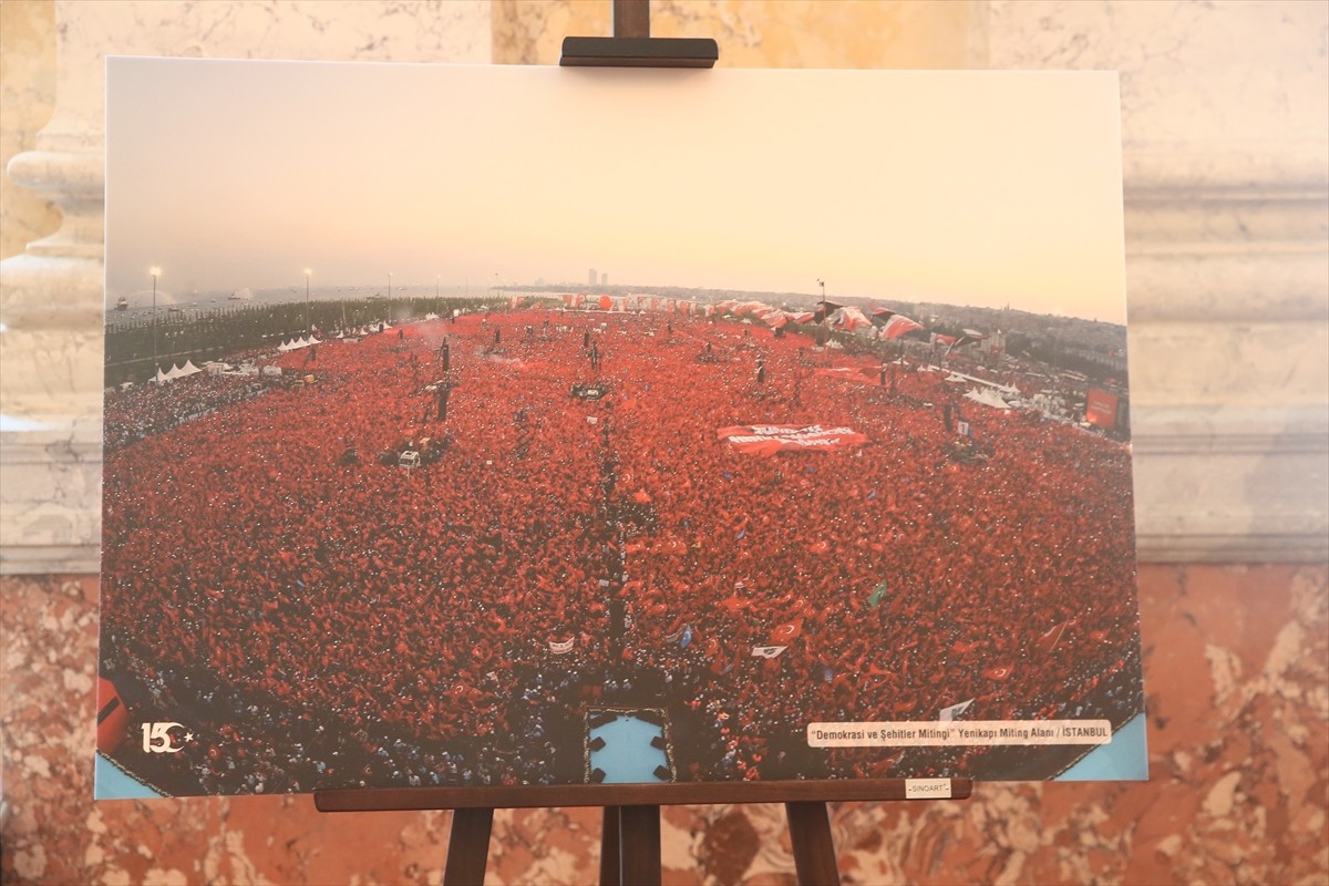 Avusturya'nın başkenti Viyana'da düzenlenen 15 Temmuz Demokrasi ve Milli Birlik Günü anma...