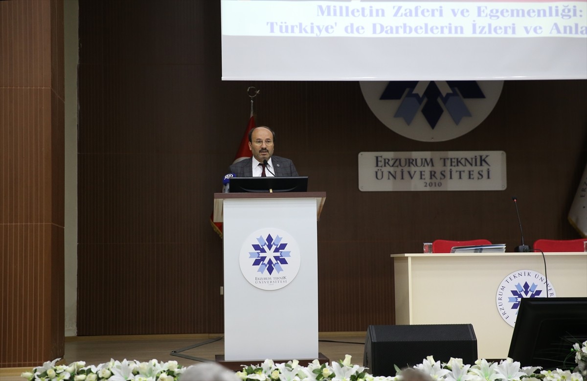 Erzurum Teknik Üniversitesi'nde (ETÜ) 15 Temmuz Demokrasi ve Milli Birlik Günü dolayısıyla...