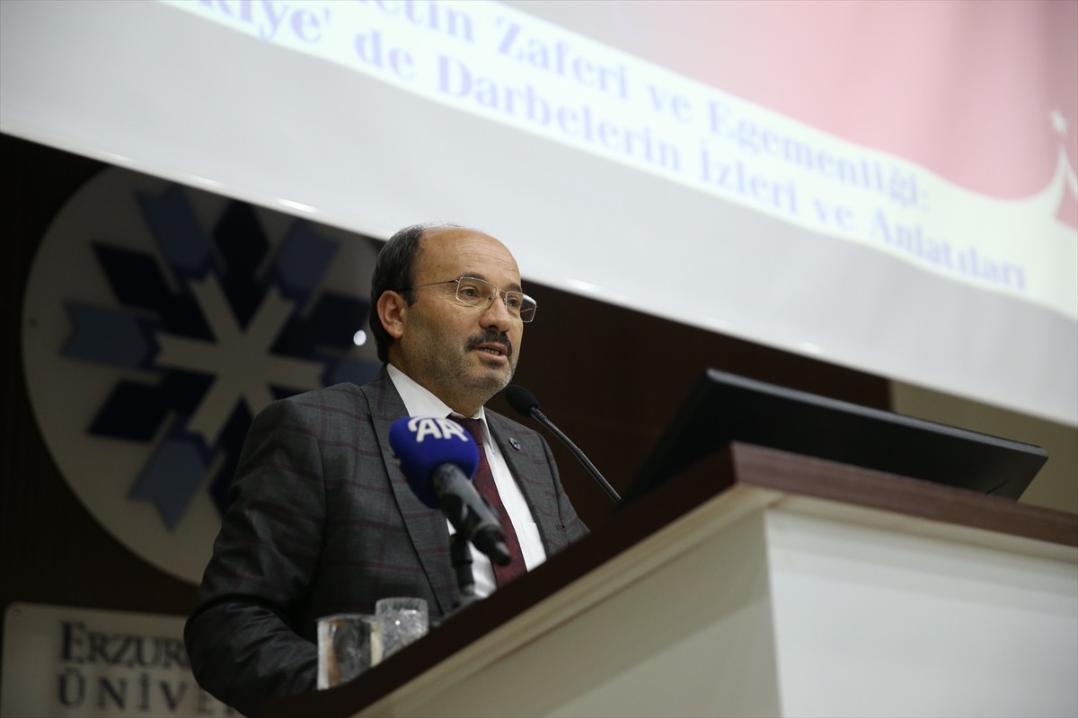 Erzurum Teknik Üniversitesi'nde (ETÜ) 15 Temmuz Demokrasi ve Milli Birlik Günü dolayısıyla...