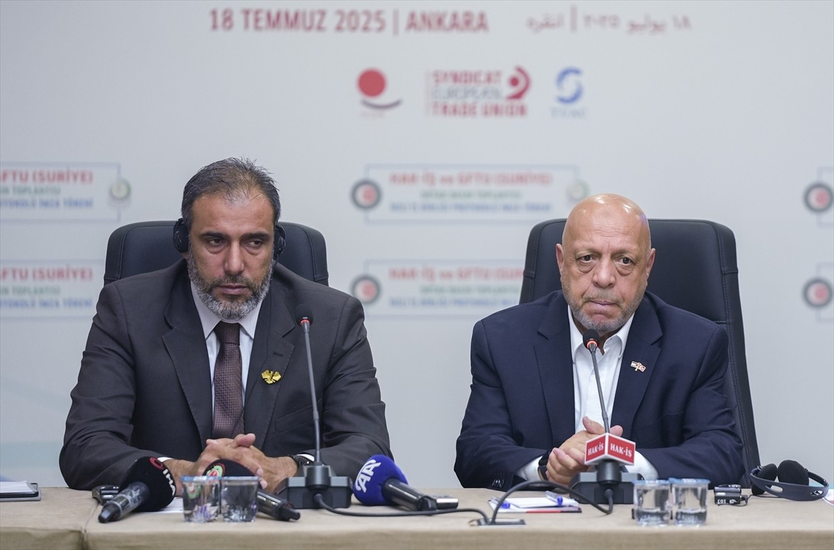 HAK-İŞ ile Suriye Sendikalar Federasyonu (GFTU) arasında iş birliği anlaşması imzalandı....