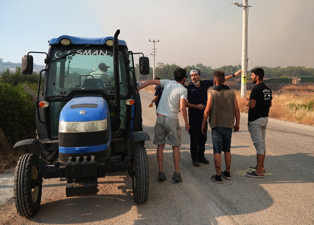 İzmir'in Çeşme ilçesi Ildırı Mahallesi'ndeki ziraat alanında başladıktan sonra ormana sıçrayan...