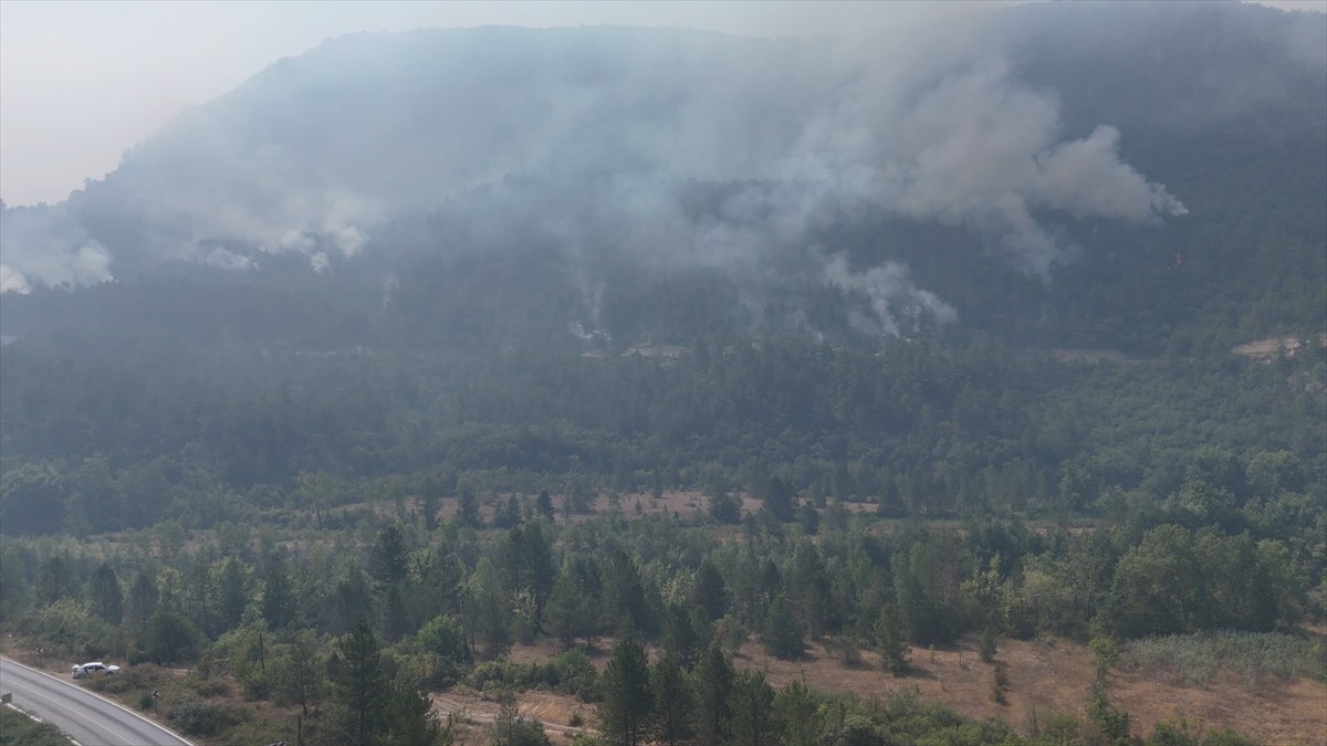 Karabük'ün Safranbolu ve Ovacık ilçelerinde ormanlık alanda çıkan yangınlar, dördüncü gününde...