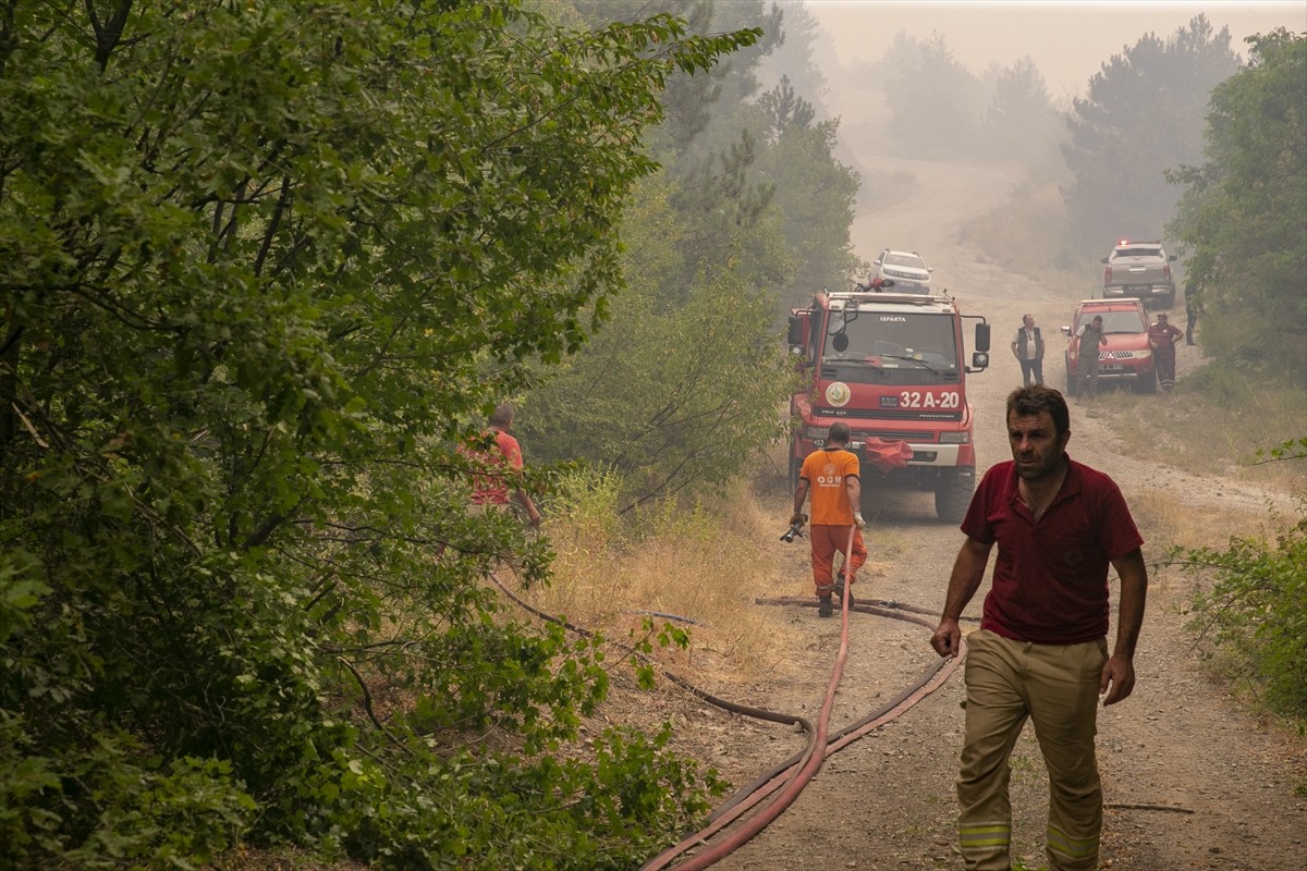 Karabük'ün Safranbolu ve Ovacık ilçelerinde ormanlık alanda çıkan yangınlar, ikinci gününde...