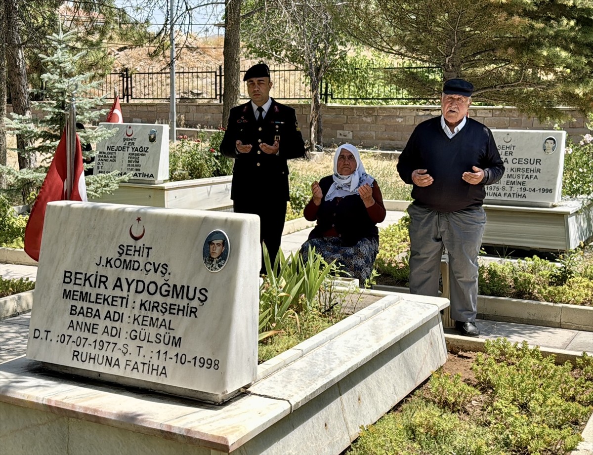 Kırşehir'de, 15 Temmuz Demokrasi ve Milli Birlik Günü dolayısıyla şehitlikler ziyaret edildi....