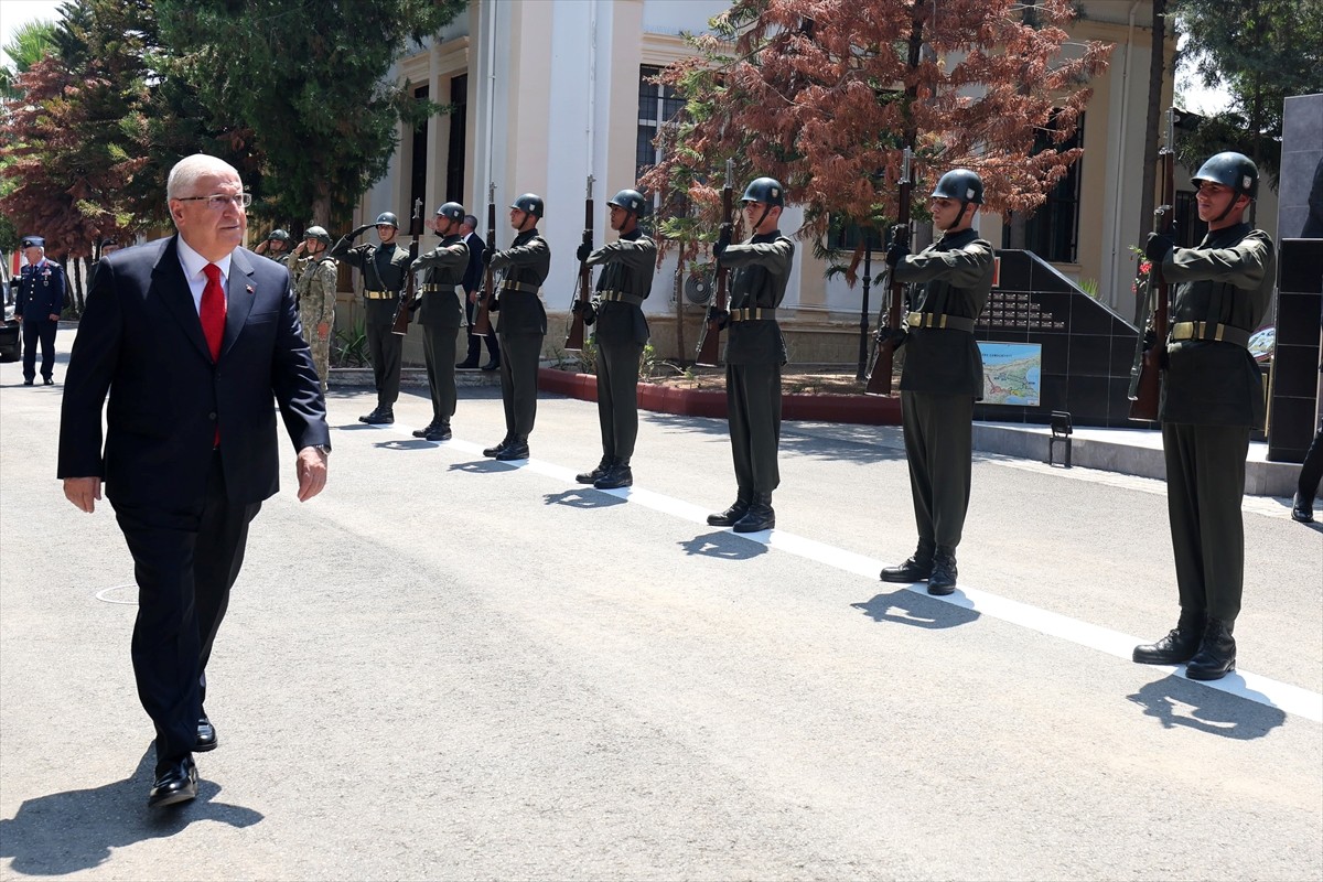 Milli Savunma Bakanı Yaşar Güler, Kıbrıs Barış Harekatı'nın 51. yıl dönümü nedeniyle 28. Mekanize...