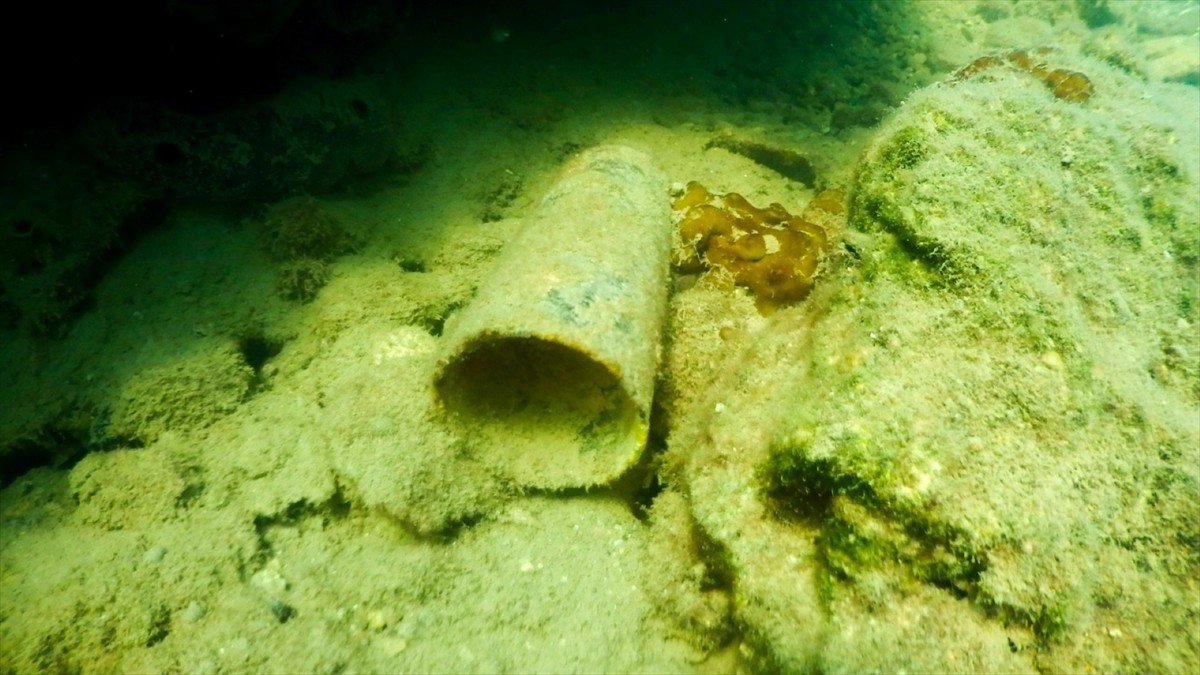 Muğla'nın Bodrum ilçesinde "Denize en çok mavi yakışır" sloganıyla deniz dibi temizliği yapıldı....