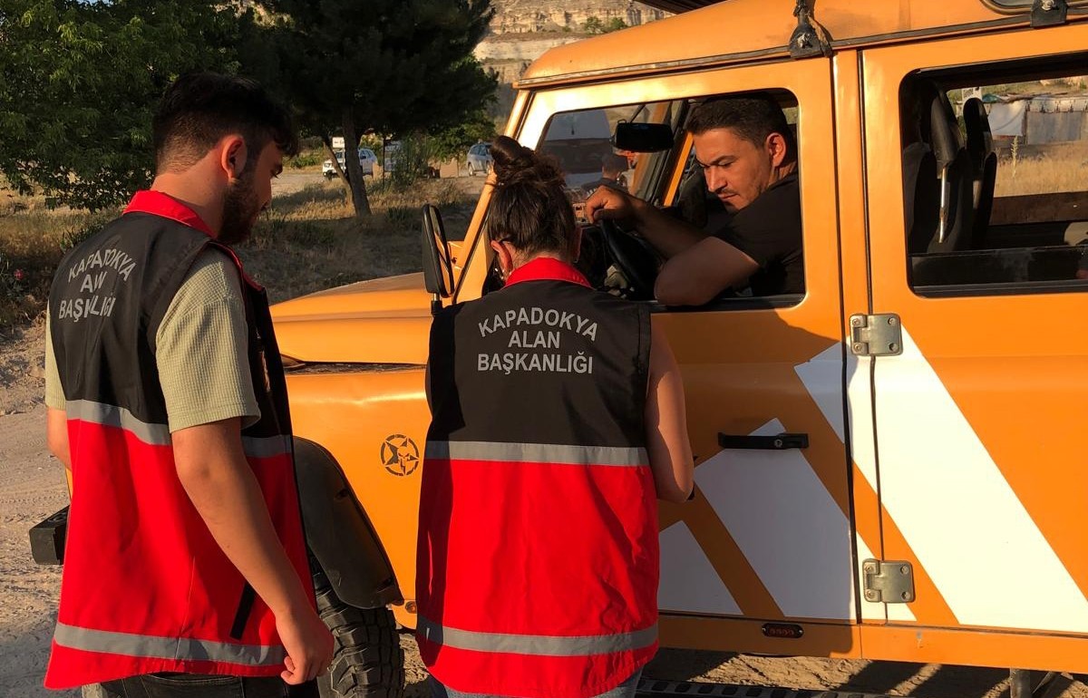 Nevşehir'de bulunan Kapadokya Alan Başkanlığı, bölgede izinsiz faaliyet gösteren arazi araçlarına...